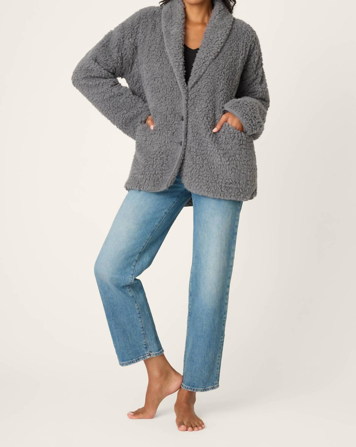 Pj Salvage - Luxe Faux Shearling Cardigan