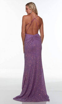 Alyce Paris - Strappy Back Sequin Prom Gown