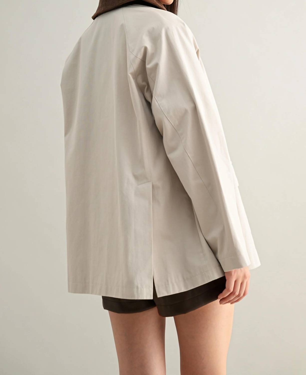 Mable - Collared Oversized Jacket