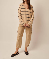 Line - Stella Linen-cotton Sweater