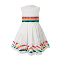 Rachel Riley - Girl's Ric Rac Applique Dress