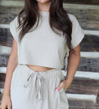 Elan - Dune Lounge Crop Top