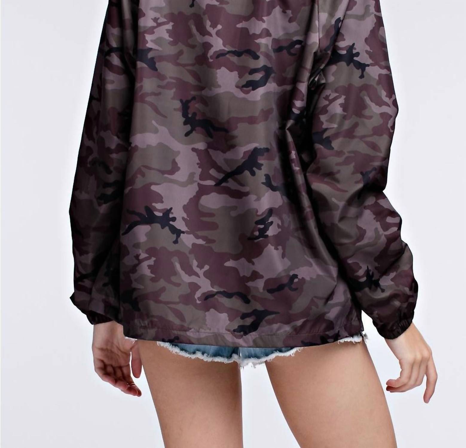 Honey Punch - Camo Coaches Jacket