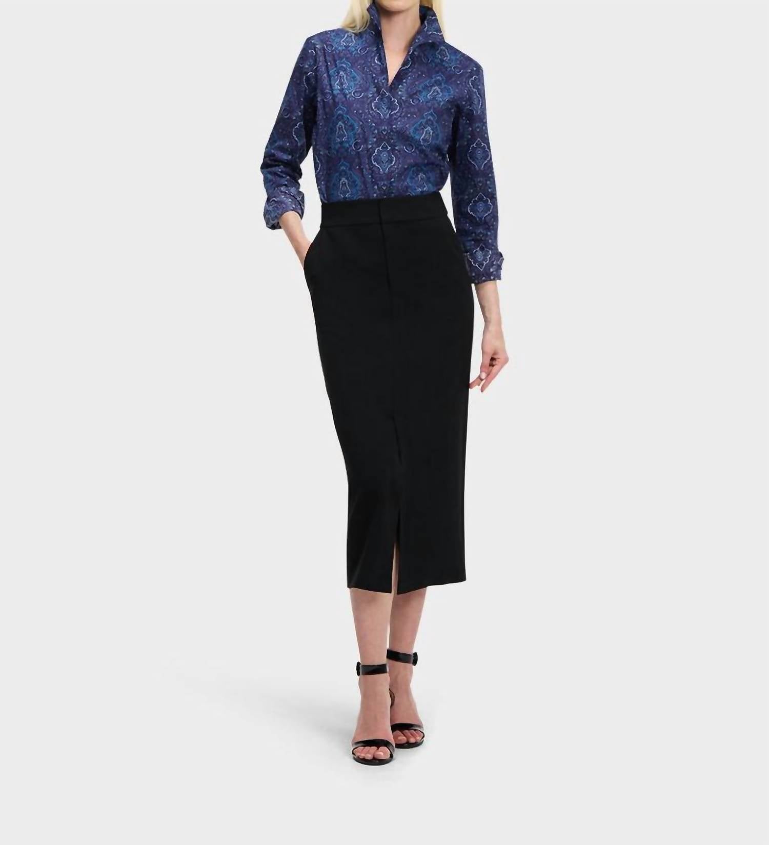 Sarah Alexandra - Indigo Girl Print Blouse