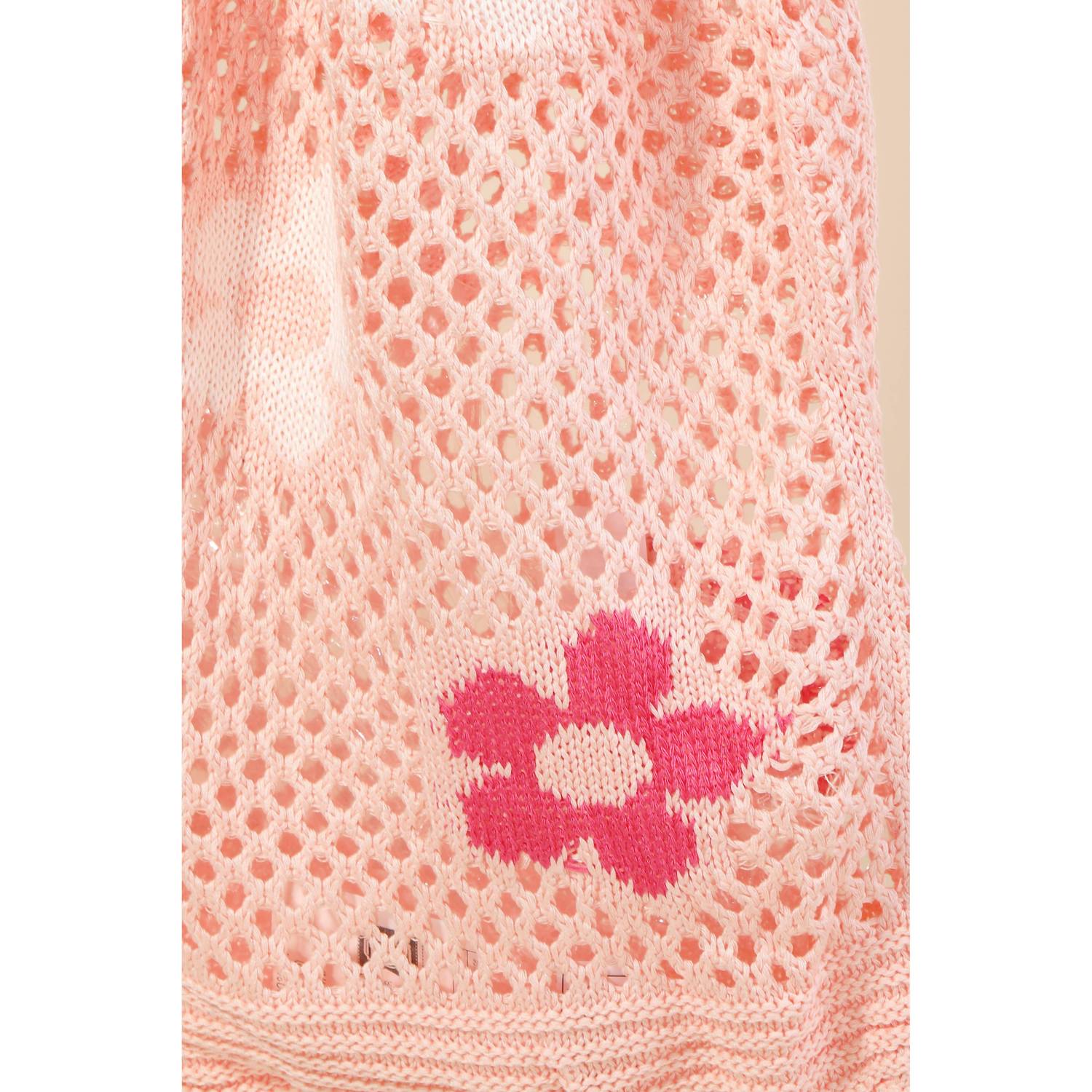 Anarchy Street - Women's Floral Print Knitted Tote Bag