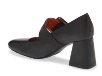 CHOCOLAT BLU Women's Halle Block Heel Sandlas in black - women's heels - detail view
