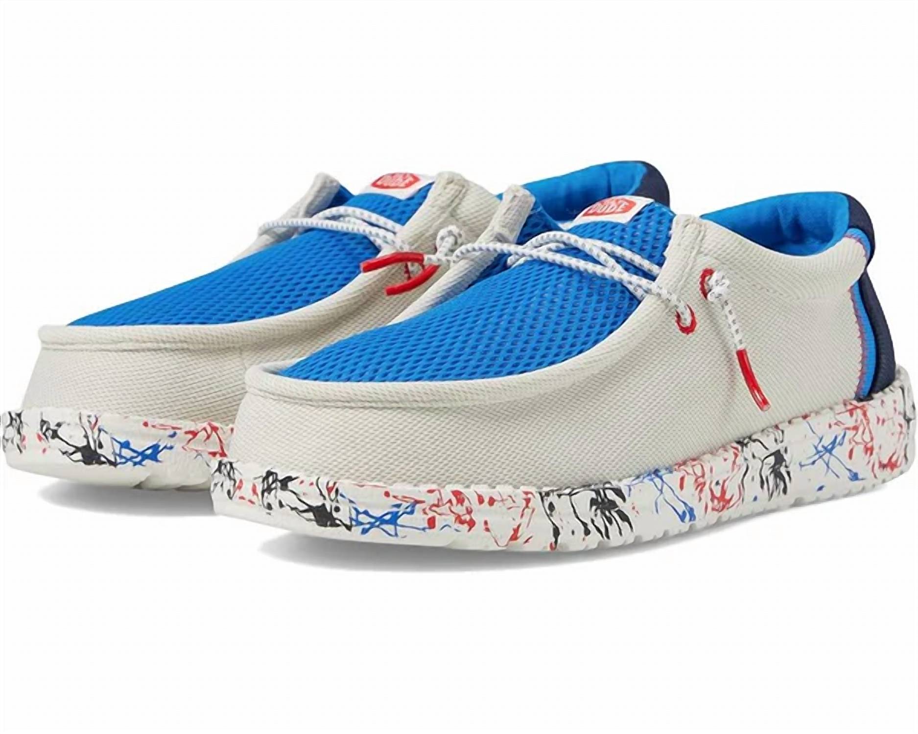 Hey Dude - Youth Boy's Wally Summer Mesh Shoes