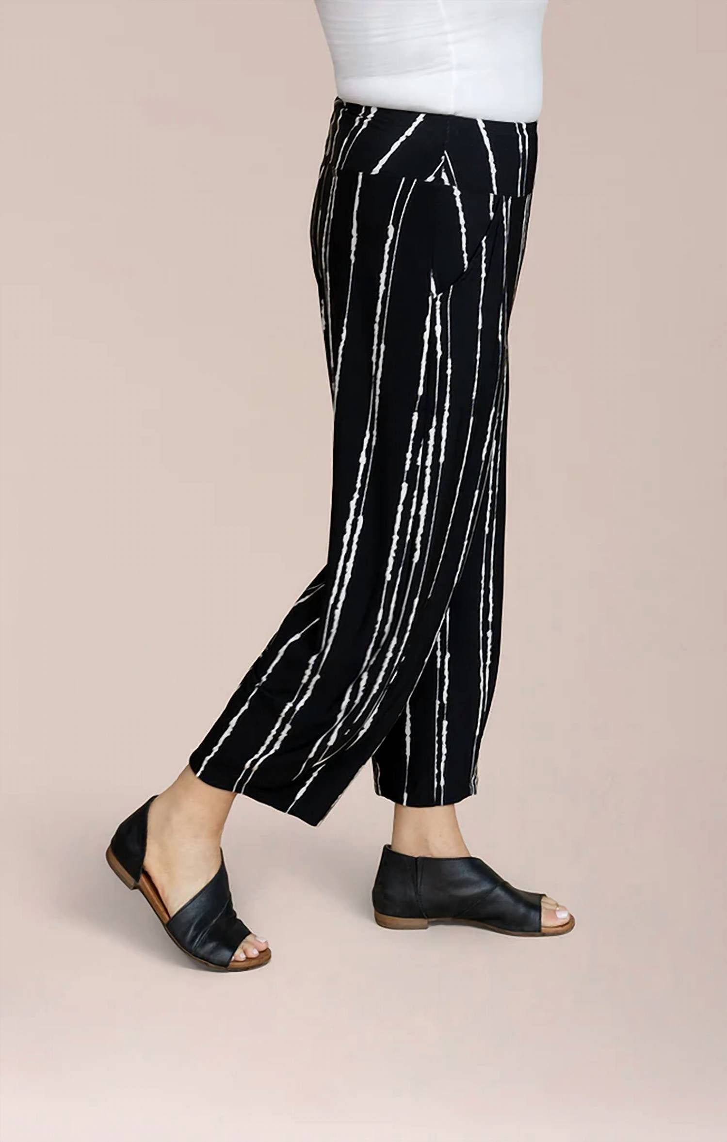 Sympli - Narrow Lantern Pant Print