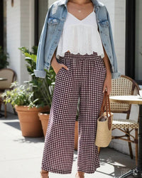 Umgee - Picnic Perfection Gingham Fall Set