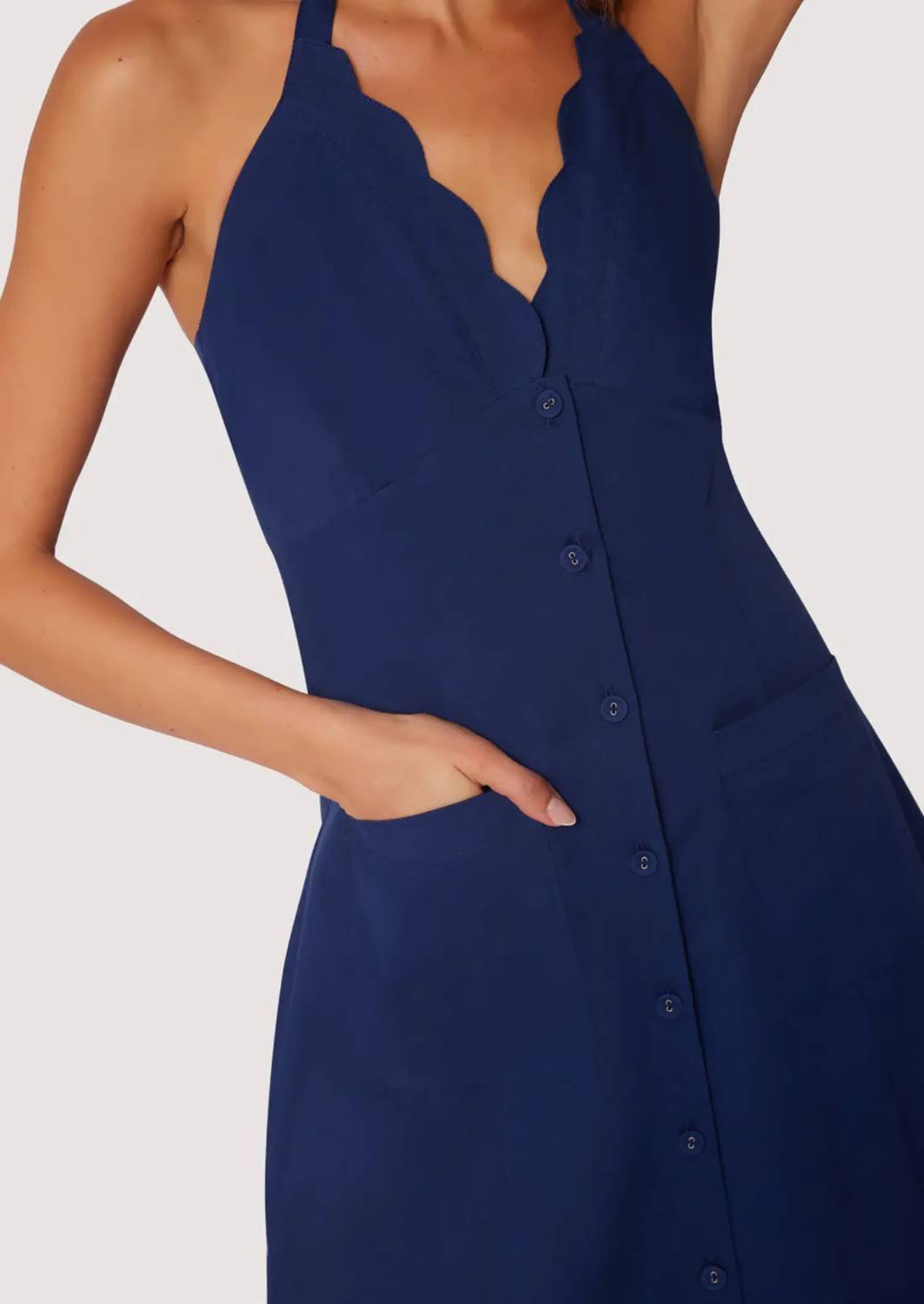 Lost + Wander - Maritime Melody Midi Dress