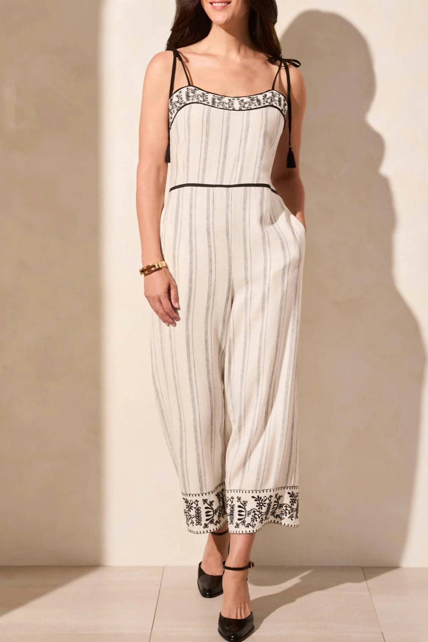 Tribal - Embroidered Escape Jumpsuit