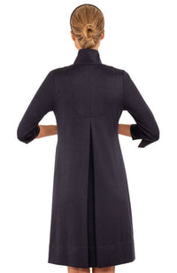GRETCHEN SCOTT Ponte Alli Mini Dress in navy - women's dress - alternate view
