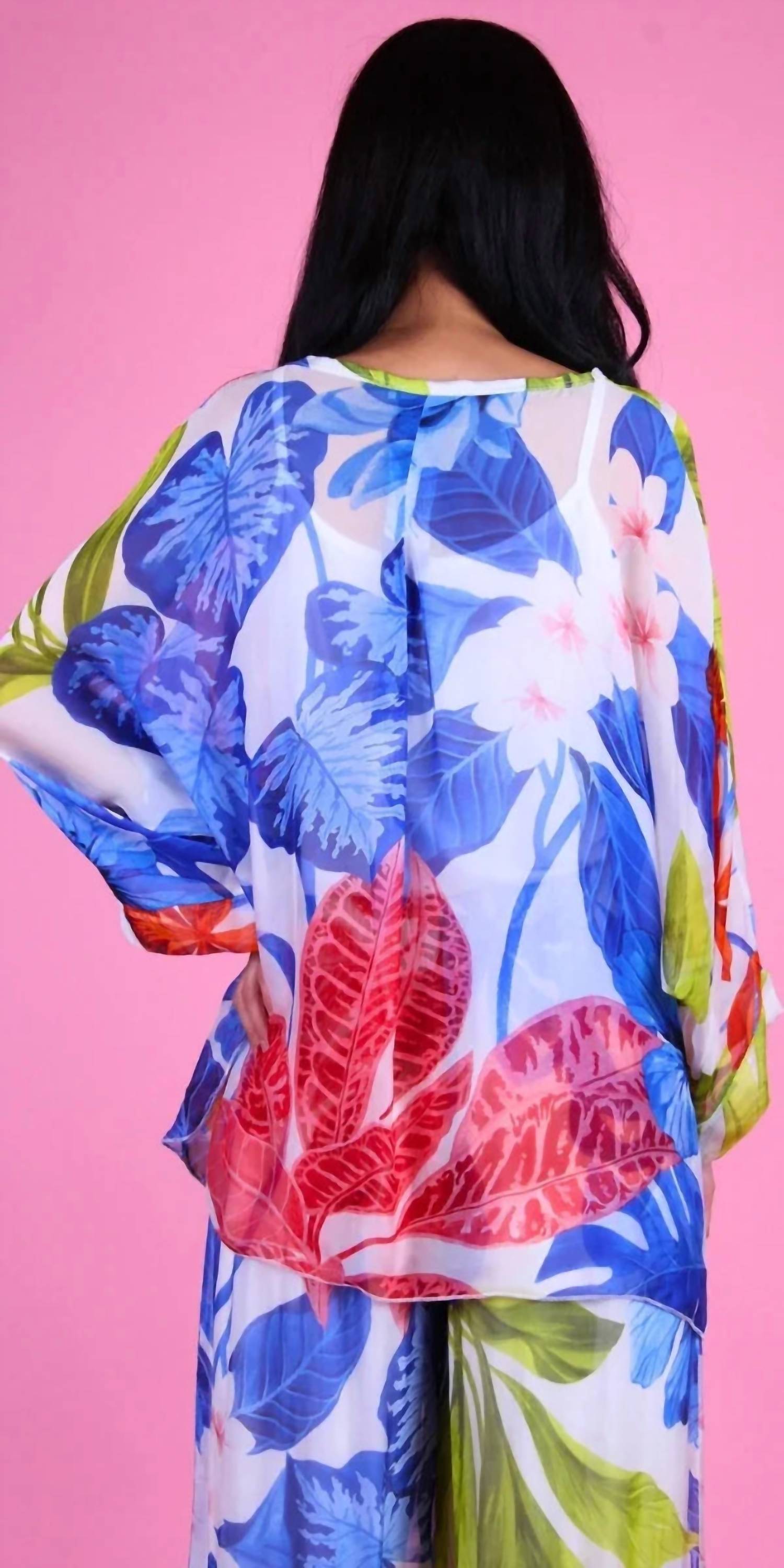 Gigi Moda - Angelo Tropical Silk Blouse