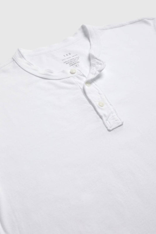 Save Khaki United - Men's Short Sleeve Supima Henley Top