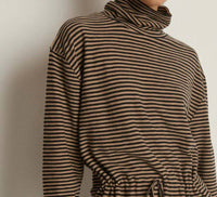 Nation LTD Mariel Dress in mini cocoa stripe - women's dress - view 5