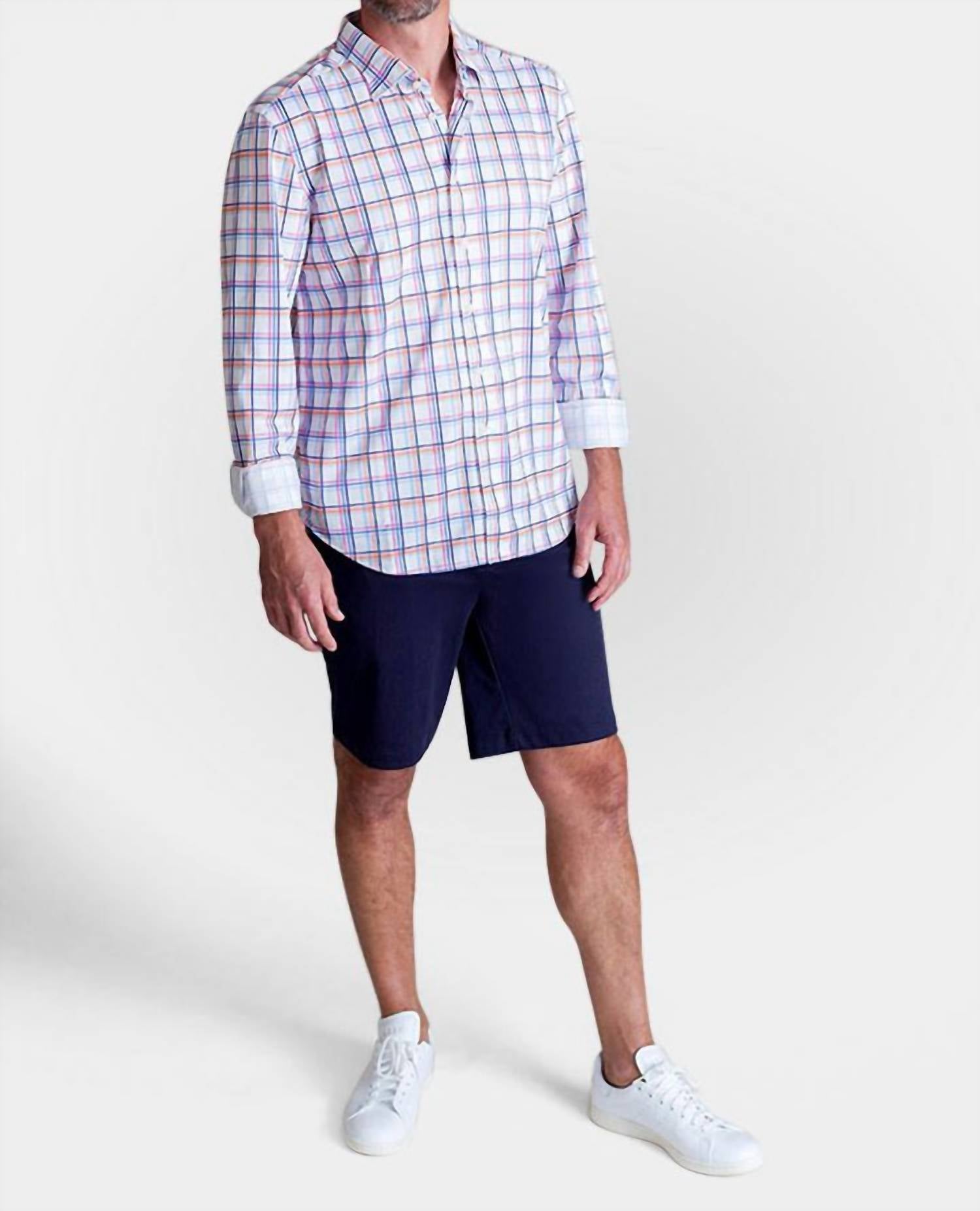 Buki - Men's Rob Plaid Long Sleeve Tech Shirt