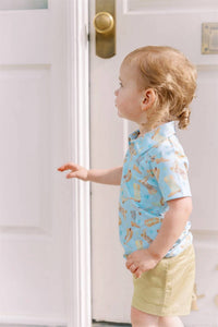 The Proper Peony - Kids Boots Polo Shirt