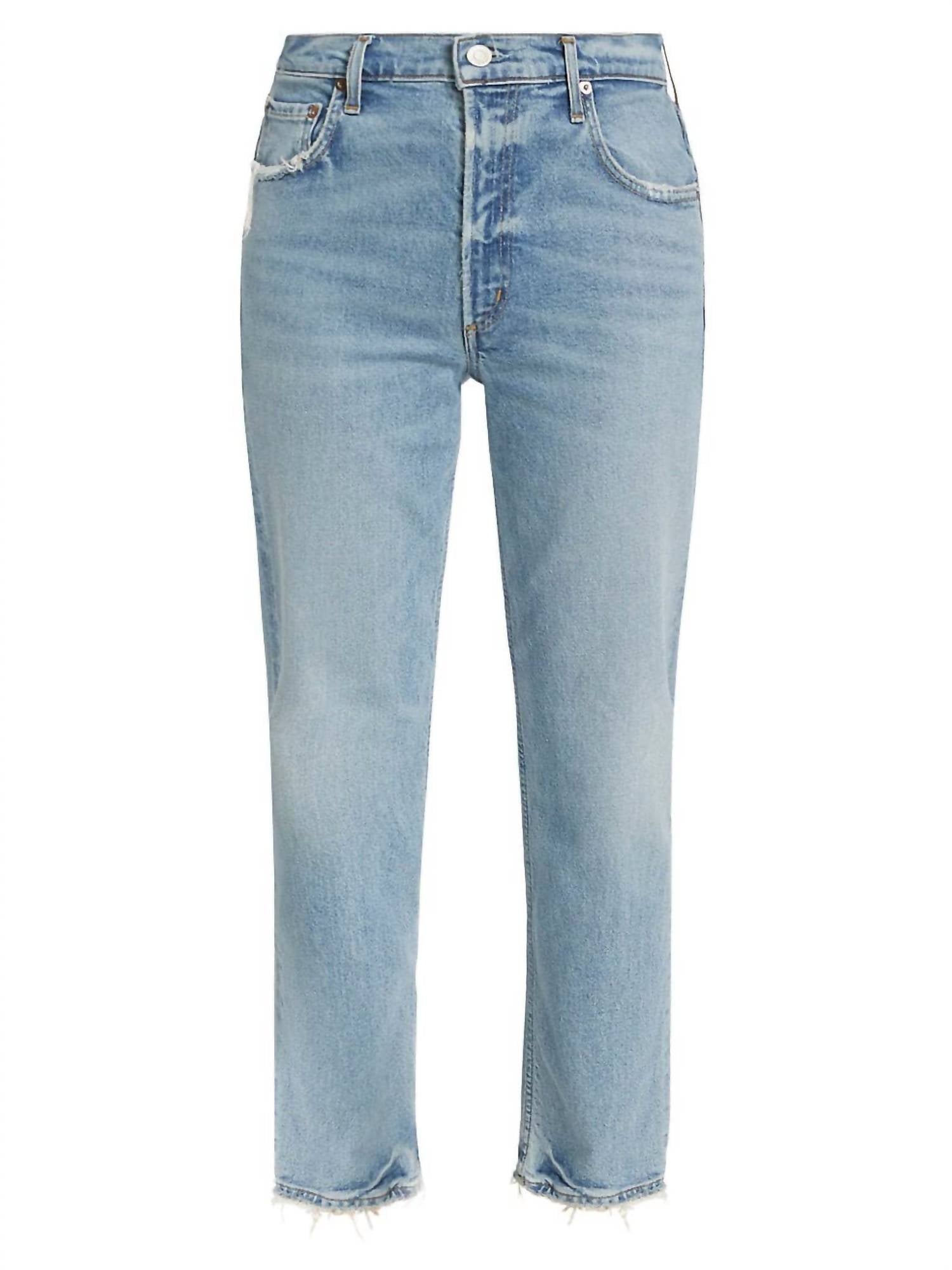 Agolde - Women's Kye Mid-rise Stretch Straight-leg Jeans