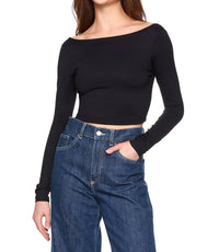 Susana Monaco - Scoop Back Long Sleeve Top
