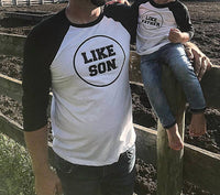 The Minted Olive - Like Son Baseball Tee