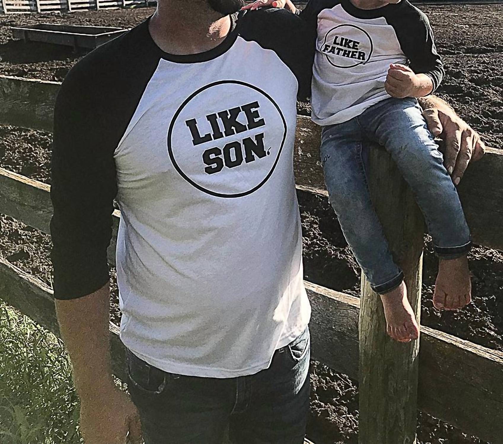 The Minted Olive - Like Son Baseball Tee