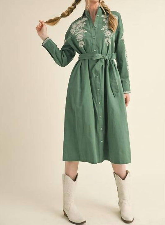 &Merci - Saddle Stitch Floral Maxi Dress