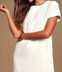 Lulus - Women's Short Sleeve Shift And Shout Shift Dress