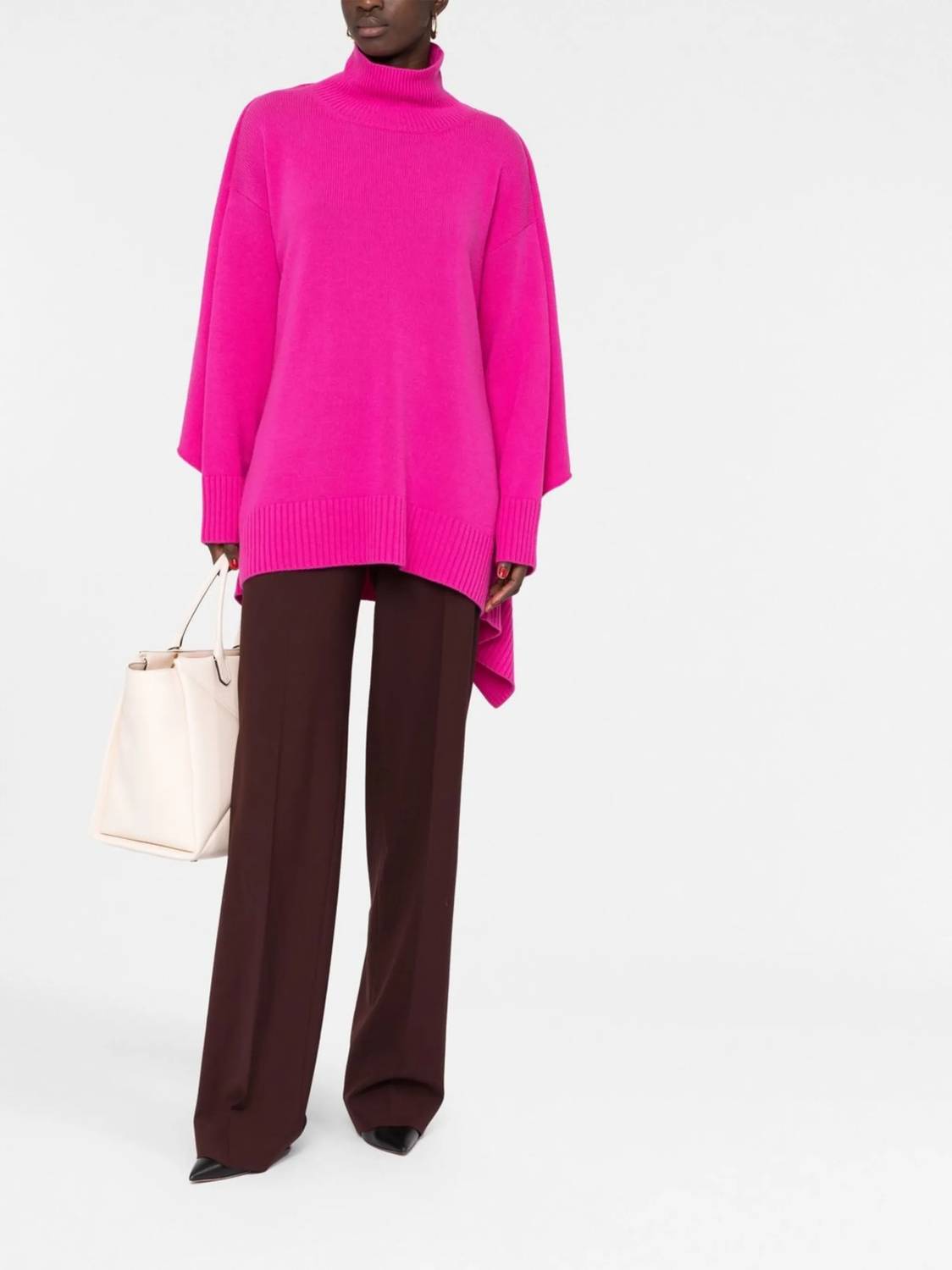 Valentino - Draped Turtleneck Sweater