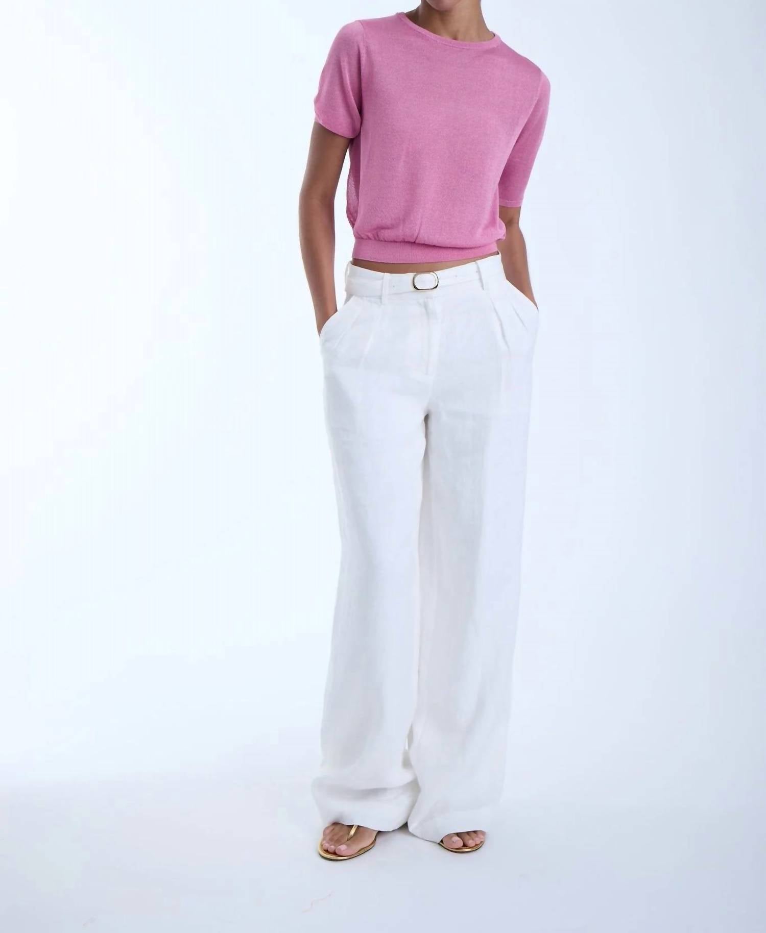 Karina Grimaldi - Women's Lily Knit Metallic Top