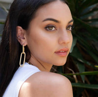 Marcia Moran - Drop Paperclip Earrings