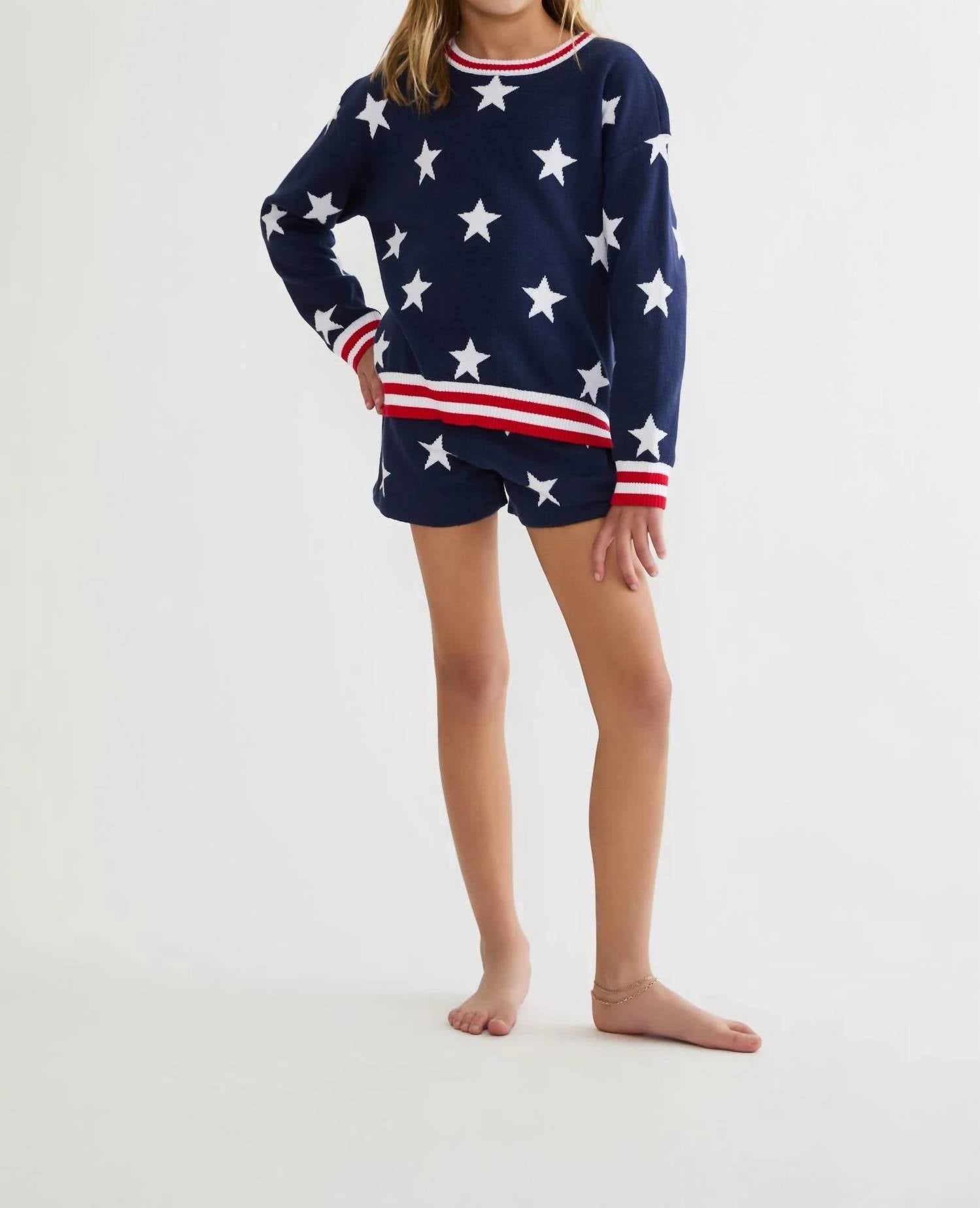 Beach Riot - GIRLS LITTLE CALLIE SWEATER