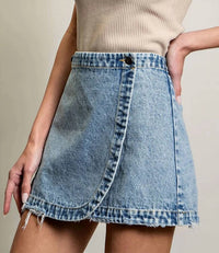 Ee:Some - Wrap Mini Skirt