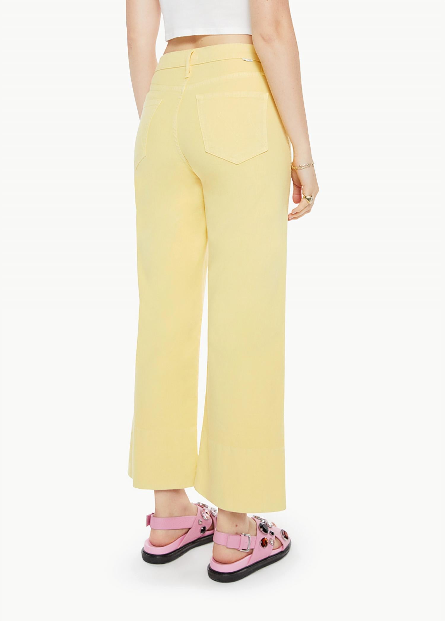 Mother - Maven Wide Hem Ankle Jeans
