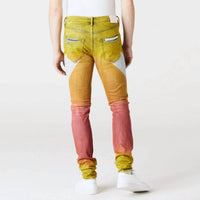 Purple Brand - Purple Brand Multi Bright Color Coated Diagonal Jean