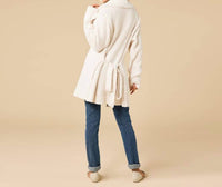 SOFTiES Ultra-marshmallow Wrap Cardigan in almond - women's cardigan - view 4