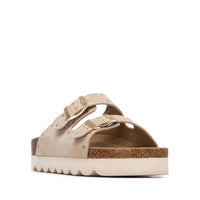 Xti Women's Refresh Suede Sandals in beige - women's sandal - detail view