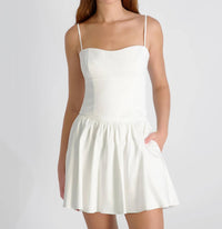 French Connection - Cotton Sateen Bustier Cami