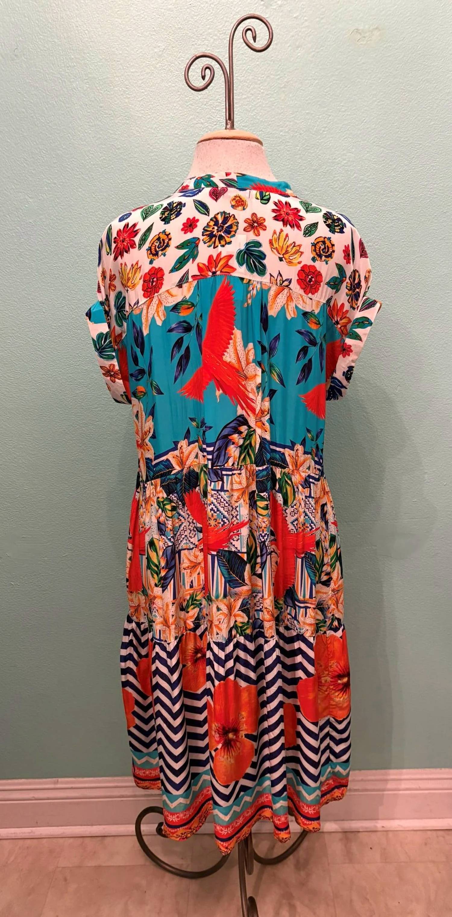 Shana Apparel - Women's Button-up Midi Dress