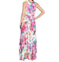 R&M Richards - Floral High Neck Special Occasion Dress