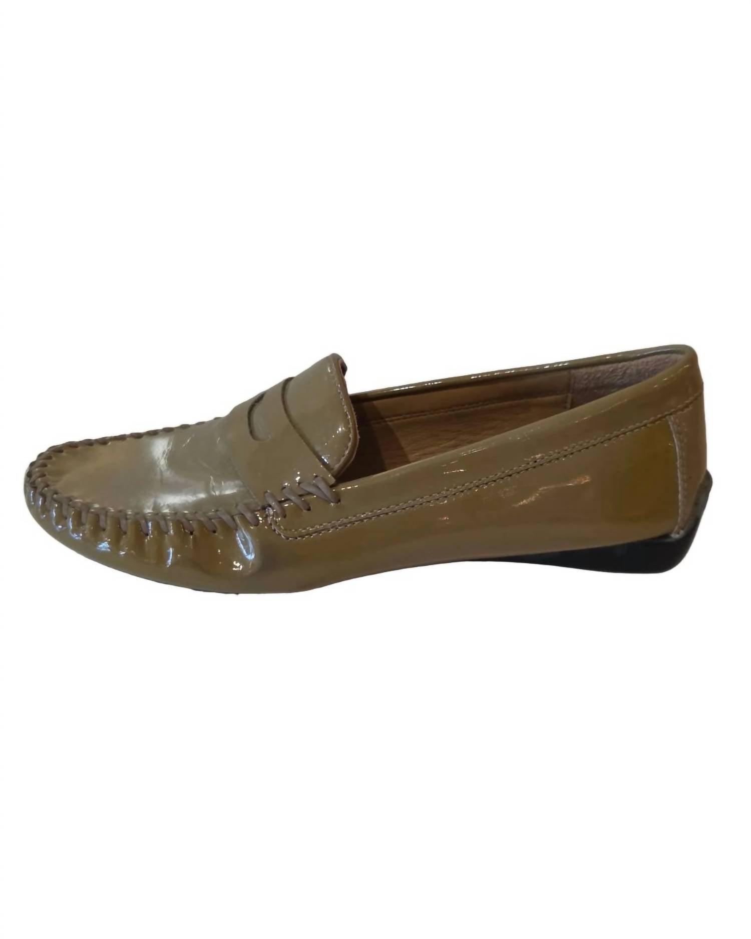 Robert Zur Women's Alice Loafer Shoes in taupe - women's flats
