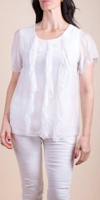 Gigi Moda - Nizza Short Sleeve Silk Top
