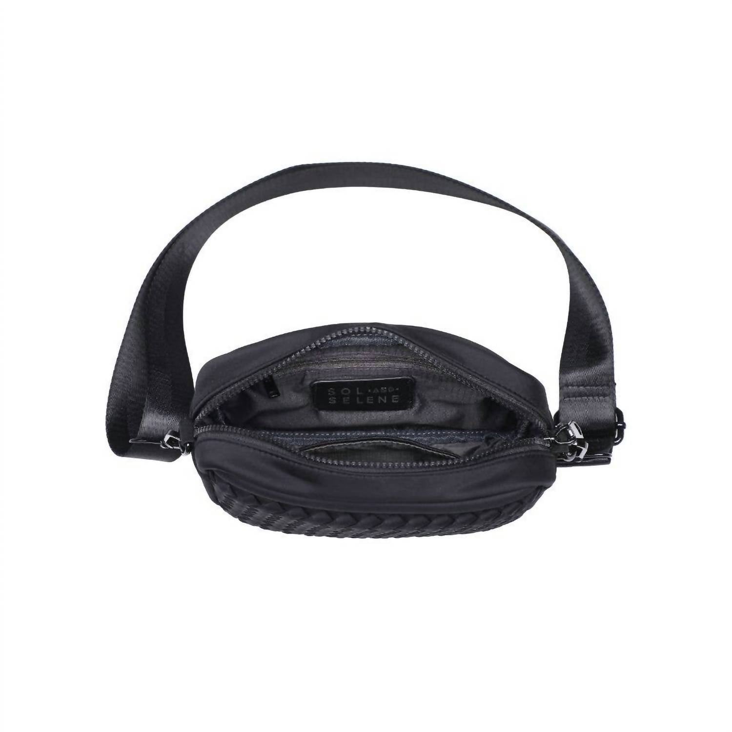 Sol And Selene - Women's Inspiration Woven Neoprene Crossbody Bag