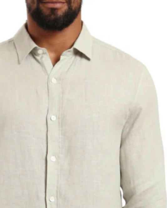 Mavi - Long Sleeve Button Down Linen Shirt