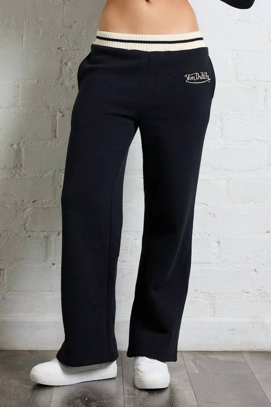 Vintage Havana - Women's Von Dutch Wide Leg Pant