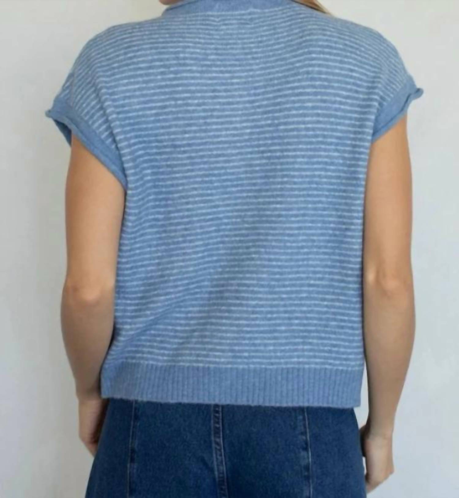 Mint Exclusives - Piper Pinstripe Vest Cardigan