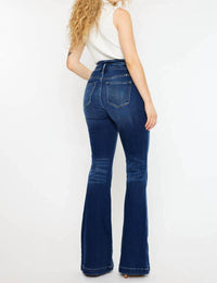 Kancan - High Rise Curvy Flare Jean