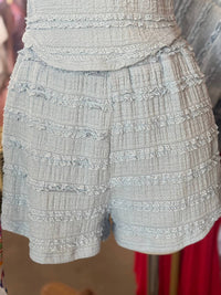Listicle - Ruffle Lace Bottom Shorts