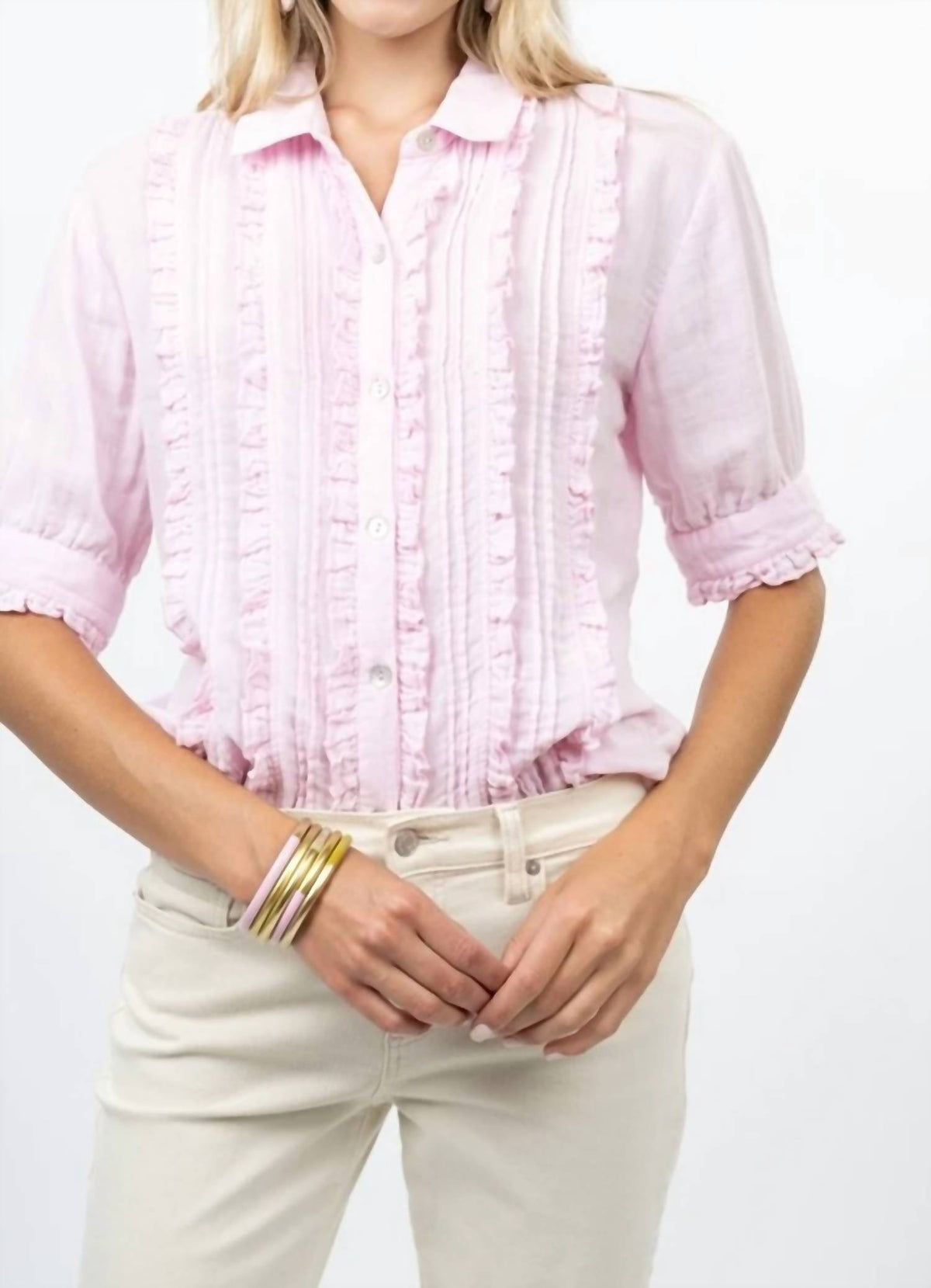 Ivy Jane - Tuxedo Gauze Shirt