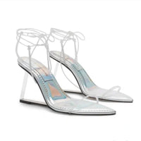 Good American - Women's Cinder-f*cking Rella Wedge Sandal Shoes