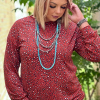 Texas True Threads - Remi Leopard Top